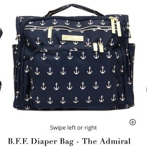 B.F.F. Diaper Bag- Admiral {SMOKE/PET FREE HOME}